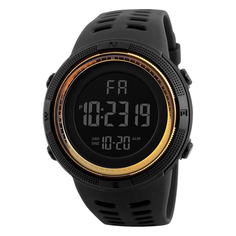 Moment 1251 Fashion Electronic Waterproof Men's Student Watch Outdoor Sports Nightlight Trendy All-match Watch