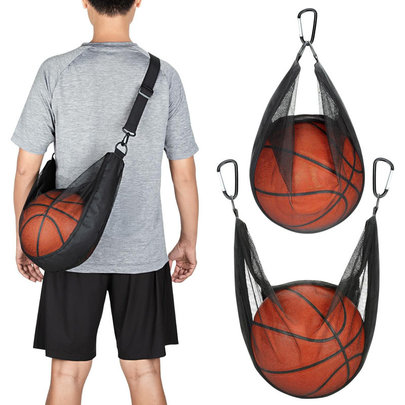Portable Soccer Storage Bag Outdoor Sports Portable Shoulder Hangable Basketball/Football/Volleyball Storage Crossbody Bag