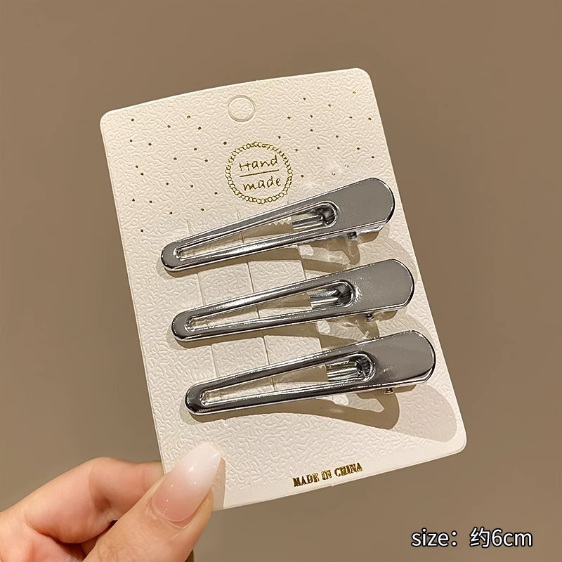 Picture of Y2g hairpin metal sweet cool bangs hairpin makeup hair accessories forehead broken hairpin simple clip 2023 new female
