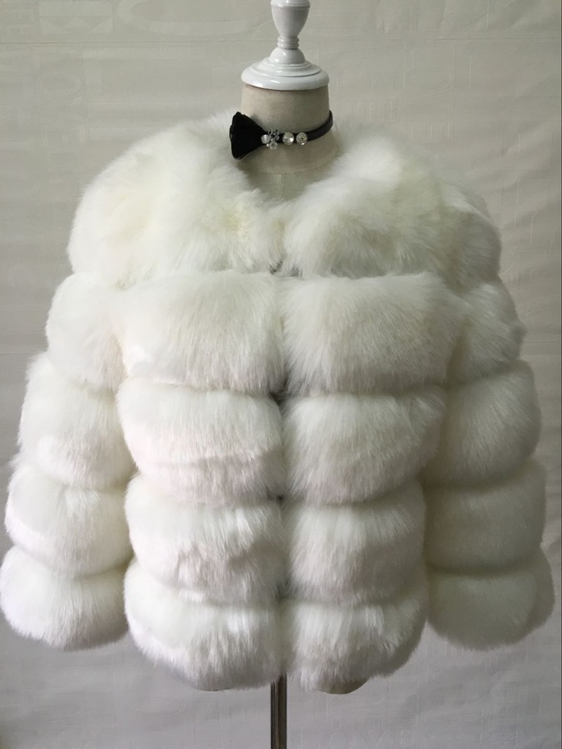 Picture of Fur European and American best selling faux fox fur faux fur coat women's short long sleeve fur faux fur coat