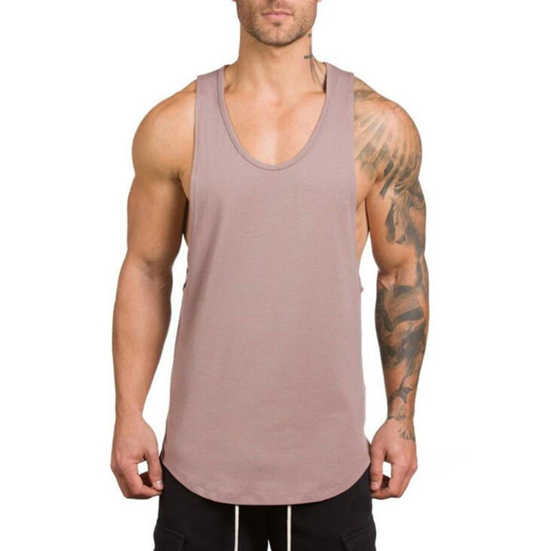 Sports Vest Men's Loose Summer Trendy Brand Ins White Solid Color Couple Sleeveless Waistcoat Base Shirt Short Sleeve T-shirt for Men