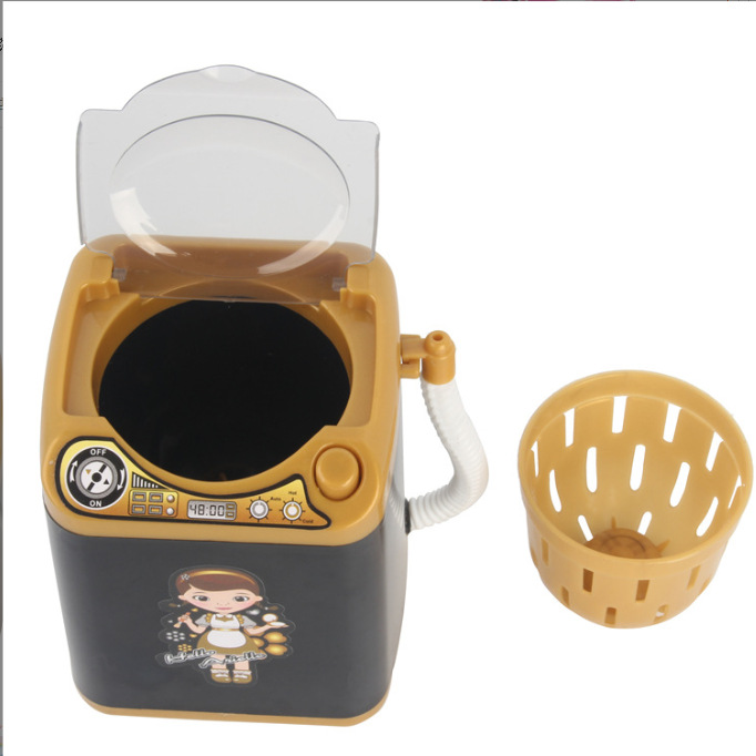 Picture of TikTok Upgraded Children's Mini Small Appliance Toy Electric Draining Basket Washing Machine Home Drying Dehydrator