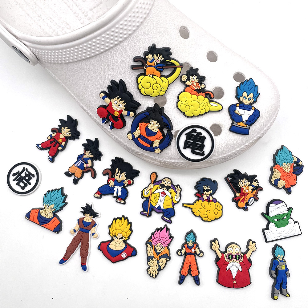 Picture of New Dragon Ball Combination Hole Shoes Shoe Flower Amazon AliExpress Hot Sale Garden Shoes Decorative Buckle Accessories