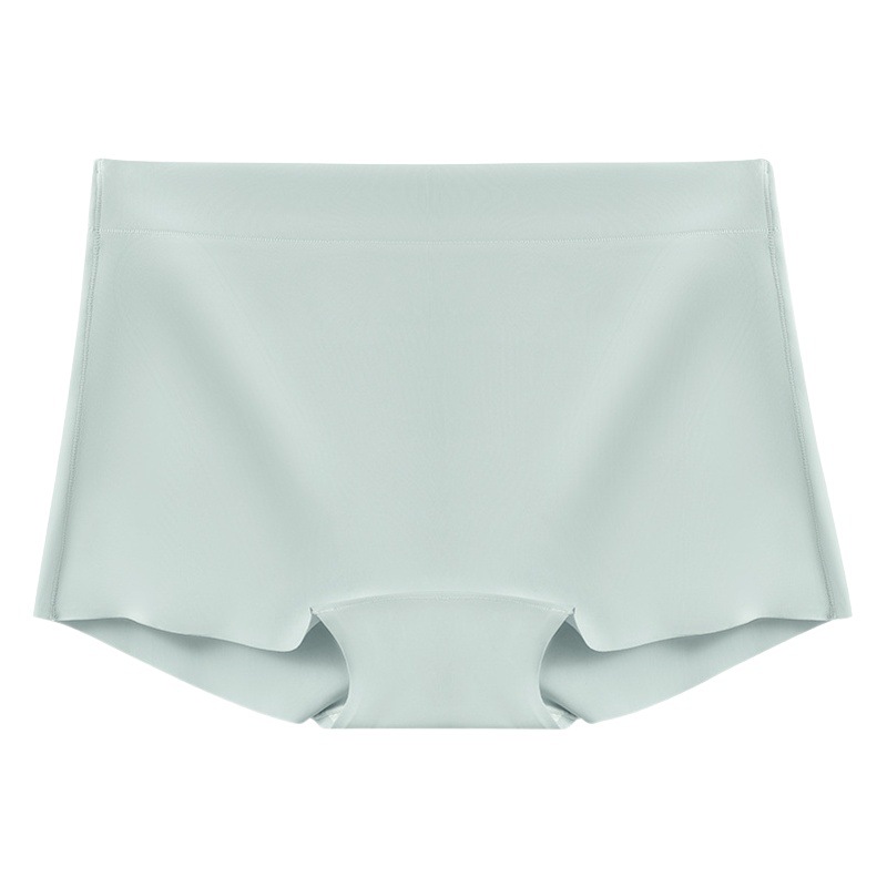Underwear Women's Boxer Seamless Pure Cotton Anti-bacterial Crotch Two-in-One Elastic Hip Ice Silk Seamless Anti-running Safety Shorts