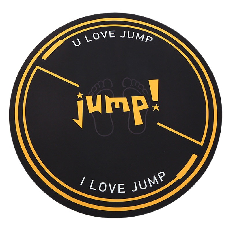 Round skipping rope mat shock absorption soundproof floor mat PU non-slip mute thickened exercise mat home indoor yoga fitness mat