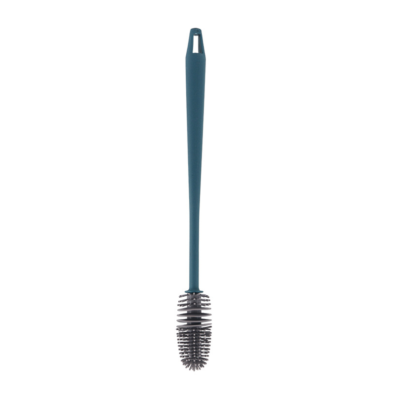 Picture of Long Handle Silicone Water Cup Brush Household Kitchen No Dead Angle Cleaning Brush Milk Bottle Brush Cleaning Teapot Teacup Brush