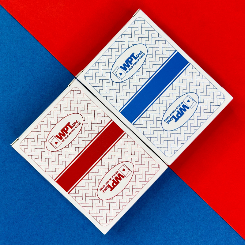 Picture of WPT Texas Poker Poker game special plastic wide brand big word waterproof anti-folding wear-resistant frosted PVC can be fixed