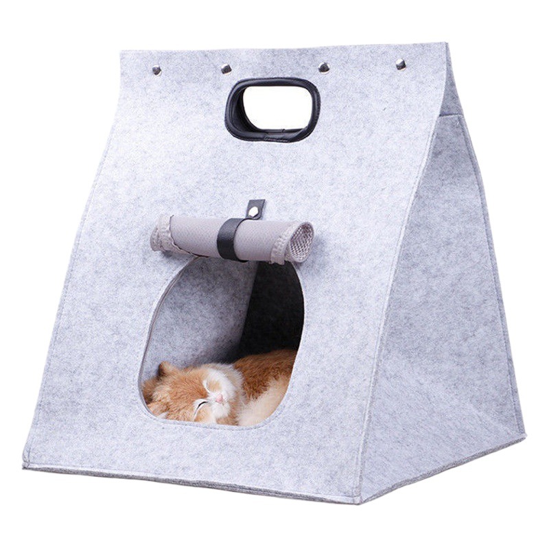 Felt Cat Bed Pet Bed All-Season Dog Bed Tear-Resistant Cross-Border Cat Carrier Wholesale Portable Cross-Border Hot-Selling Storage