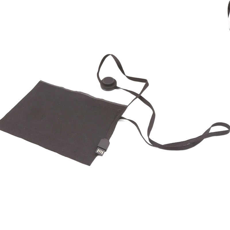 USB Heated Vest, One to Four Heating Pads, One to Eight Electric Heating Pads, Washable, Bend-Resistant, Three-Level Temperature Control Switch