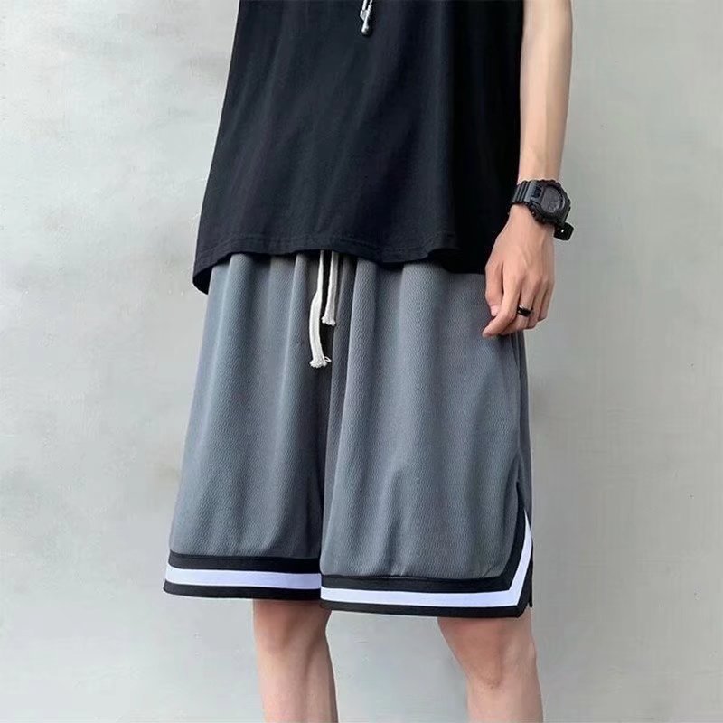 Picture of Basketball Shorts Men's Sports Loose Fashion Brand Boys Quick-drying American Men's Ice Silk Beach Fitness Shorts