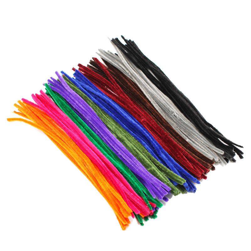 Picture of Children's puzzle twist bar environmental protection color wool wool root plush DIY kindergarten handmade beautiful Labor materials