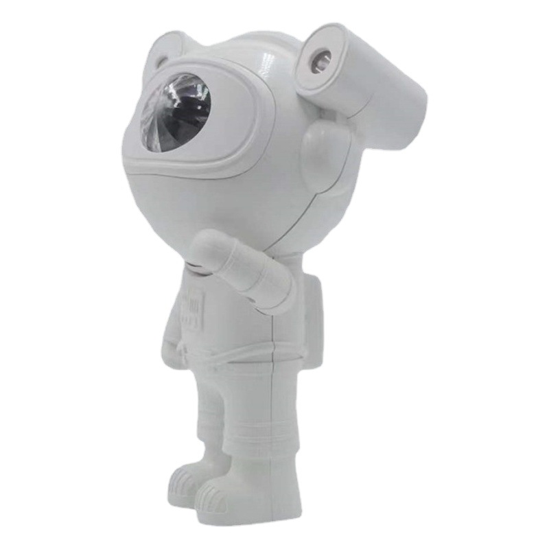 Cross-Border DIY Astronaut Voice-Activated Projection Lamp Nebula Starry Sky Atmosphere Astronaut Bluetooth Music Projector Night Light