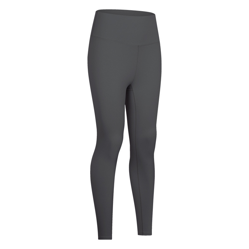 Picture of Dianqian New Tight Simple Cloud Sense Pants Stretch High Waist Nine-point Yoga Peach Hip Fitness Pants for Women DL186
