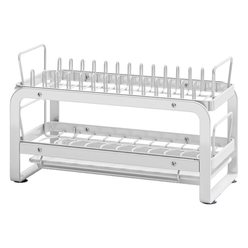 Kitchen Cabinet pull-out dish rack drawer dish storage rack plate draining rack bowl rack artifact
