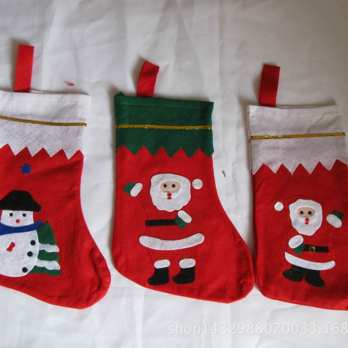Picture of Non-woven Christmas socks Christmas gifts wholesale Christmas decoration pendant