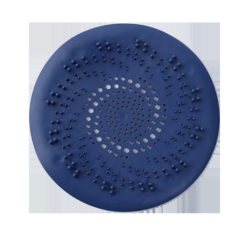Picture of Sink anti-clogging silicone floor drain cover bathroom drain hair anti-clogging filter sewer filter