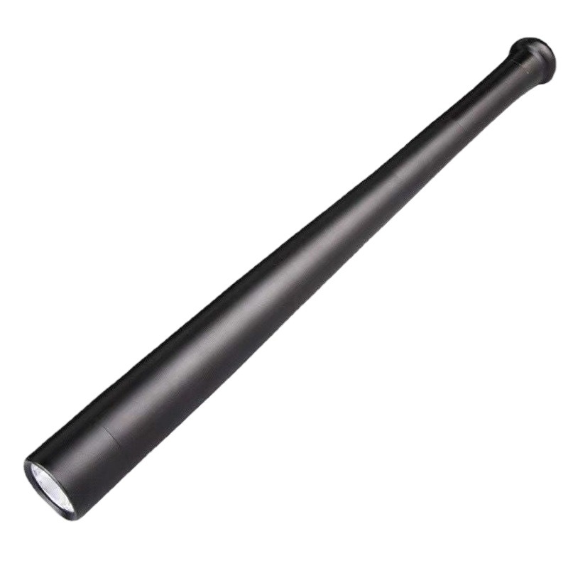 Cross-Border LED baseball bat strong light flashlight retractable Mace strong light flashlight household outdoor self-defense super bright