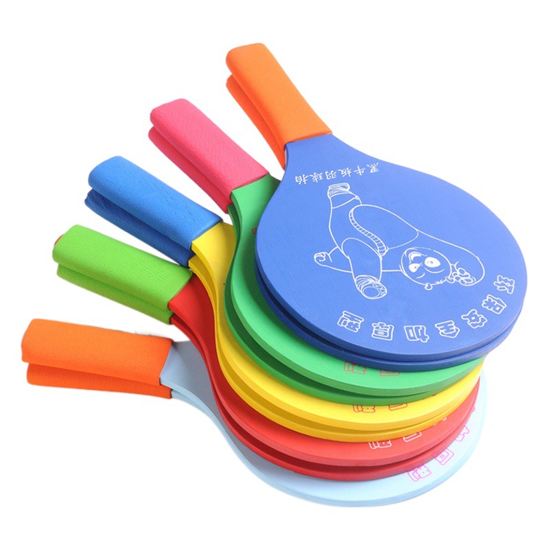 Badminton Racket Set Shuttlecock Shuttlecock Racket Kidsren's Professional Cricket Indoor Table Tennis Badminton Three-Hair Ball with Racket Wholesale