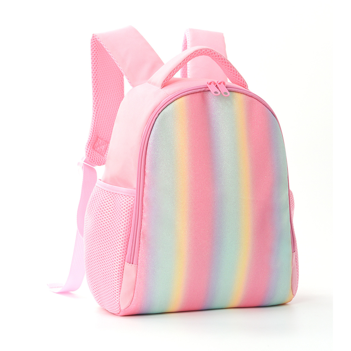 Picture of Cross-Border New Children's Backpack Travel Lightweight Casual Backpack Backpack Primary School Student High-Looking Rainbow School Bag