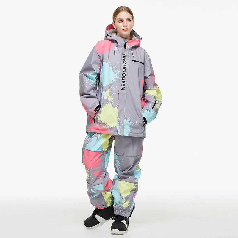 Picture of Ski Suit Women's Men's Ski Pants Loosen OVER SIZE Winter Outdoor Waterproof Warm Snowboard Pants