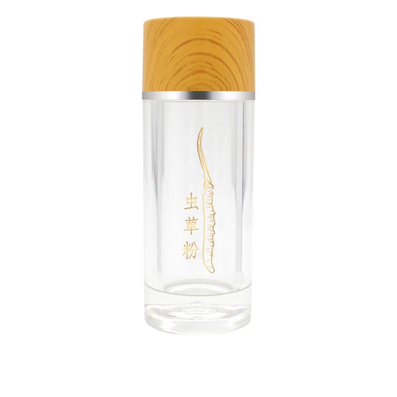 10 ml 3g wild ginseng powder bottle Dendrobium candidum Fengdou transparent health care bottle