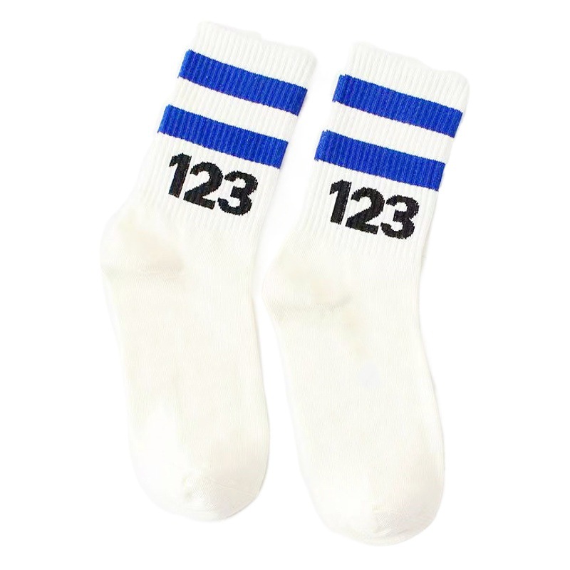 Men's Socks for Autumn and Winter, Mid-Calf, Solid Color, Fully Breathable, Sports Socks, Spring and Autumn Long Socks, Wholesale, Breathable and Sweat-Absorbent