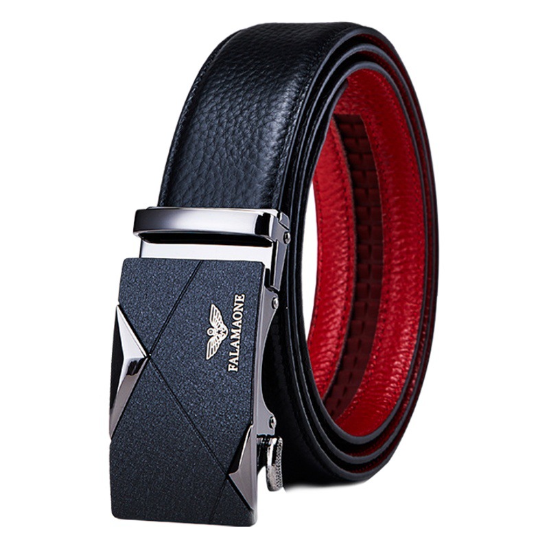 Falai Armani Belt Men's Genuine Leather All-match Belt Luxury Pure Cowhide Young Brand Men's Belt