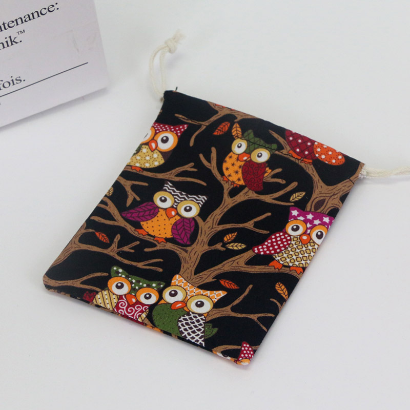 in stock Small Cloth Bag Cotton Bag Cartoon Printed Cotton Bag Factory in stock Straight Hair Fashion Cotton Bag Small Cloth Bag
