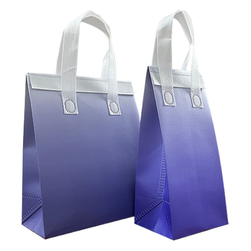 Film-coated non-woven insulation bag take-out packing bag special aluminum foil refrigerated take-out bag non-woven bag handbag