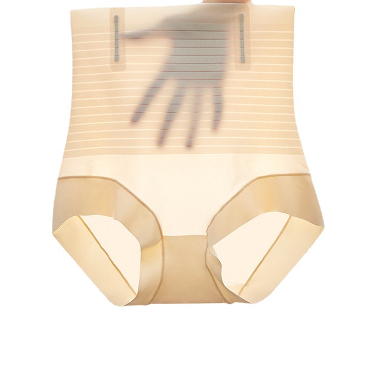 Picture of Women's High-Waist Hip-Lifting and Belly-Tighting Panties Strong Belly-Shaping Ice Silk No-Mark Large Size Belly-Tighting Pants Strong Body