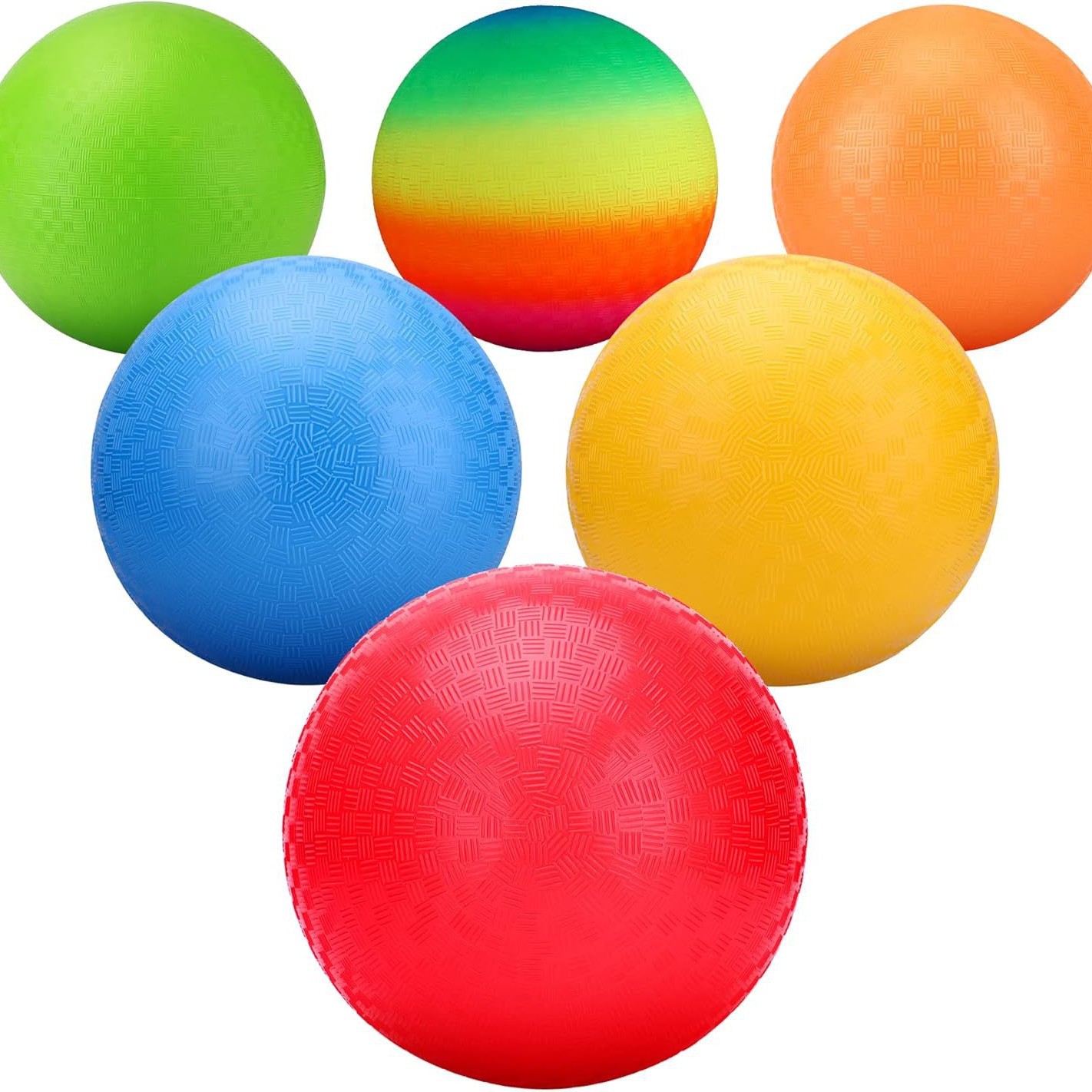 Picture of 8.5-inch American-style Grass Dodgeball Children's Grass Play Rainbow Ball Cross-border Grading Ball
