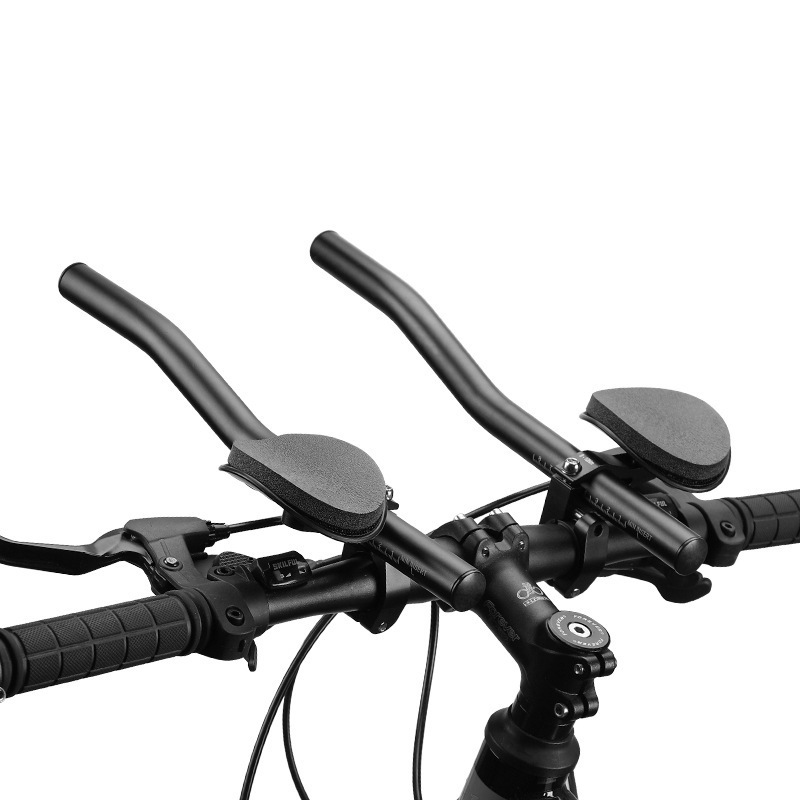 Bicycle Aluminum Alloy Split Rest Handlebar Mountain Long-Distance Road Bike Curved Handlebar Riding Equipment Handlebar Patented Curved Handlebar