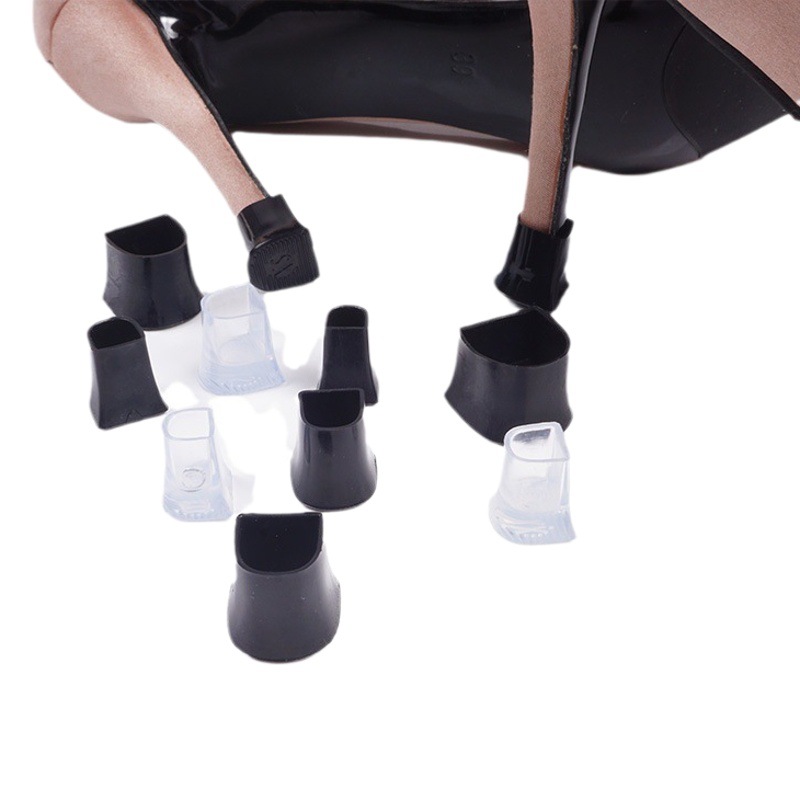 Heel cover high-heeled shoes heel protective cover mute wear-resistant non-slip silencing pad thin heel protective cover women's anti-noise artifact