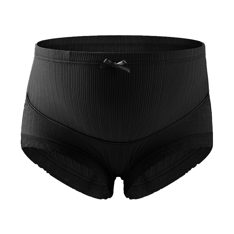 Picture of Maternity Underwear Large Size Breathable High Waist Lace Belly Support Adjustable Pregnancy Threaded Briefs Manufacturer