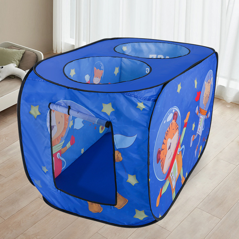 Picture of Children's outdoor toy game house Interactive Game House cartoon bus indoor tent automatic pop-up game tent