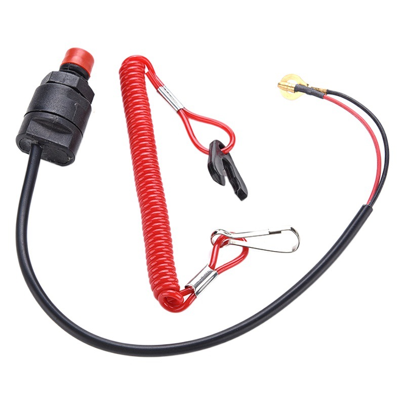 Motor Boat boat side engine flameout power-off switch with safety rope ATV flameout device switch