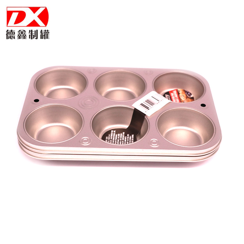 Picture of Tinplate Bakeware Cake Bakeware Metal Mold Rectangular Pastry Metal Tray Set Metal Bakeware