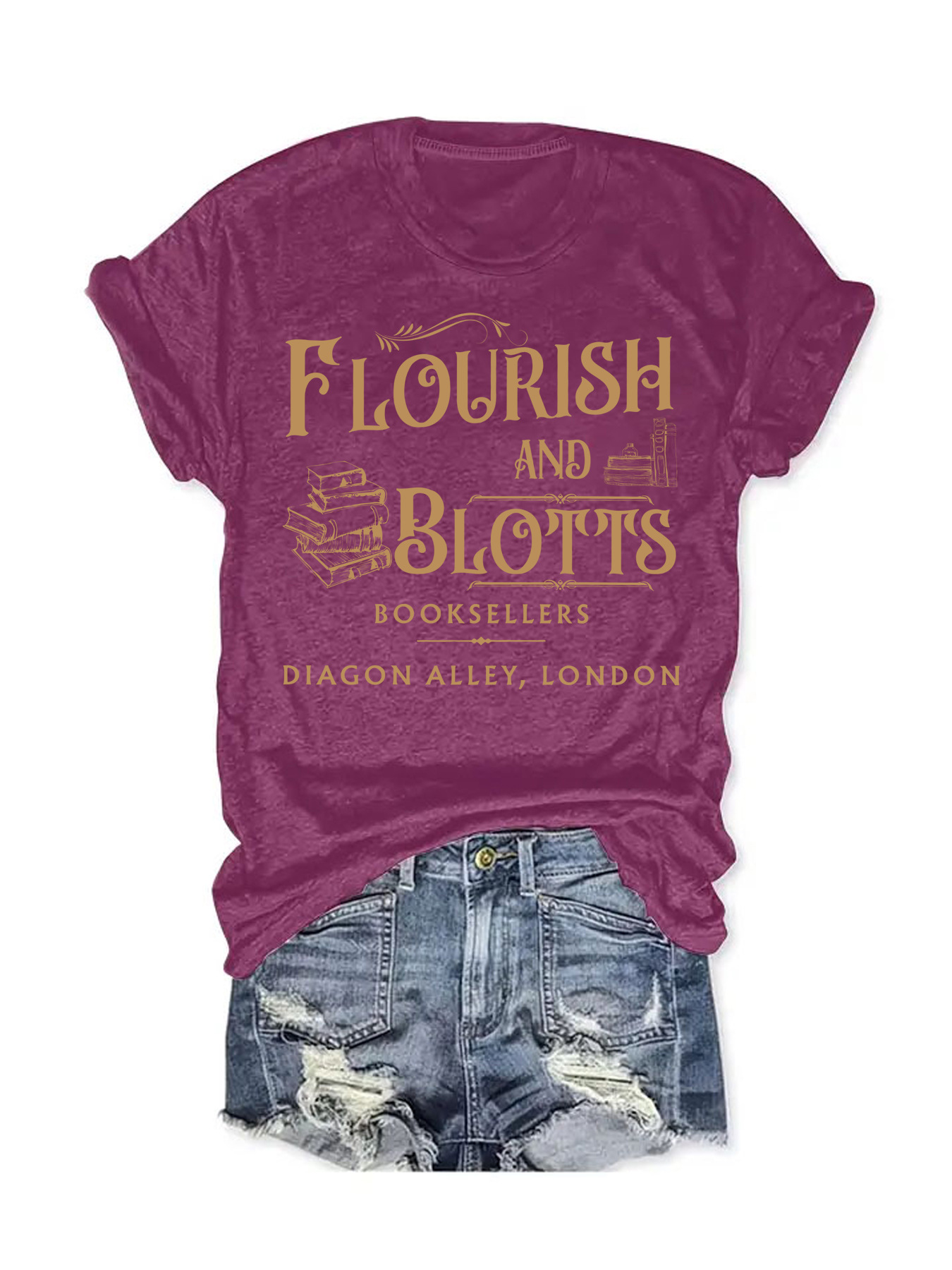 European and American summer women's clothing pattern printing round neck short sleeve T-shirt casual fashion foreign trade explosion T-shirt