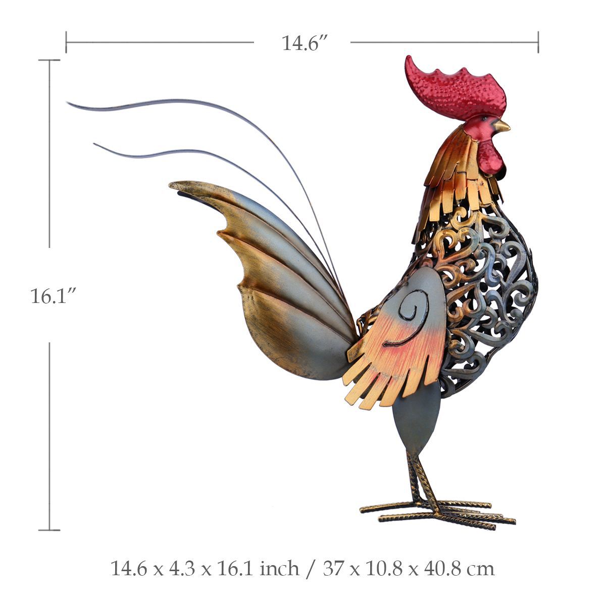 Picture of Cross-border Crafts Home Decorations Desktop Ornaments Living Room Entrance TV Cabinet Creative Personalized Chicken Small Objects