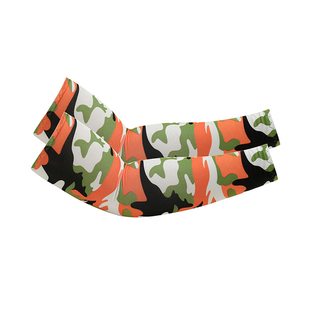 Picture of Hicool Cycling Sun Protection Sleeves Sports Outdoor Cycling Arm Guards Comfortable Breathable Anti-Uv Ice Silk Sleeves