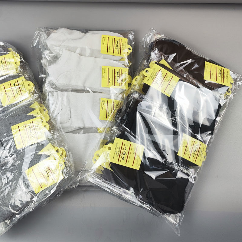 Disposable socks men's socks 48 yards lazy people wash-free foot bath shop increase thick boat socks independent packaging direct sales