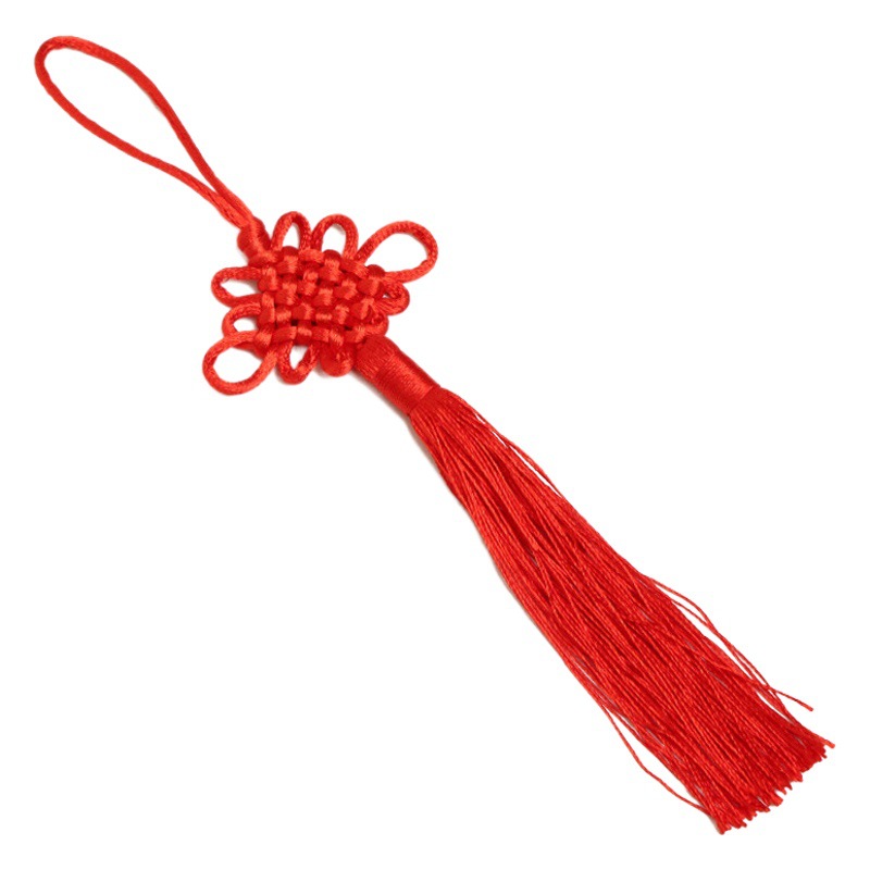 High-end Mini small size Chinese knot pendant No. 5 6 plate Chinese Knot Tassel tassel lantern decoration accessories material