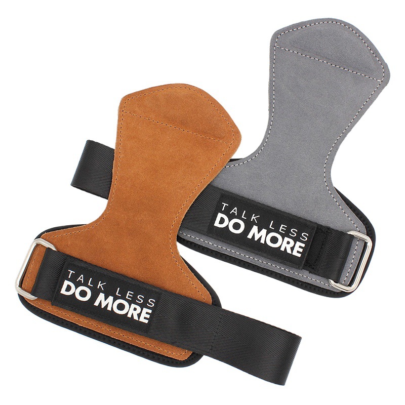 Cowhide Palm Protection Wear-resistant Non-slip Wrist Protection Equipment Fitness Weightlifting Booster Belt Hard Pull Pull-up Palm Protection