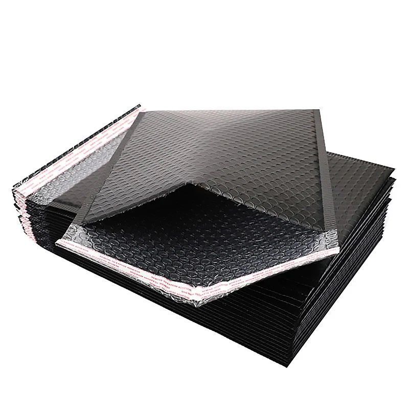 Black Bubble Bags Wholesale Packaging Clothing E-Commerce Logistics Bubble Shock-Proof Courier Bags Packaging Materials Products Pressure-Resistant