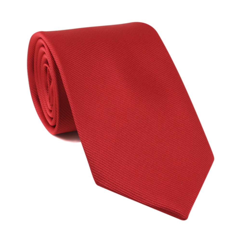 Picture of Men's tie cross-border polyester silk 8cm dress solid color fine thread jacquard collar pole spot wholesale one