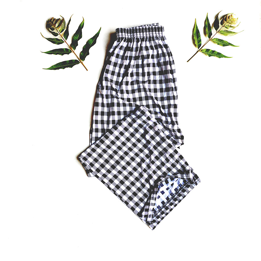 Picture of Cross-border Fashion Ink Butterfly National Style Casual Pants Women's New Chinese Style Loose Wide Leg Loose Summer New Ankle-length Pants