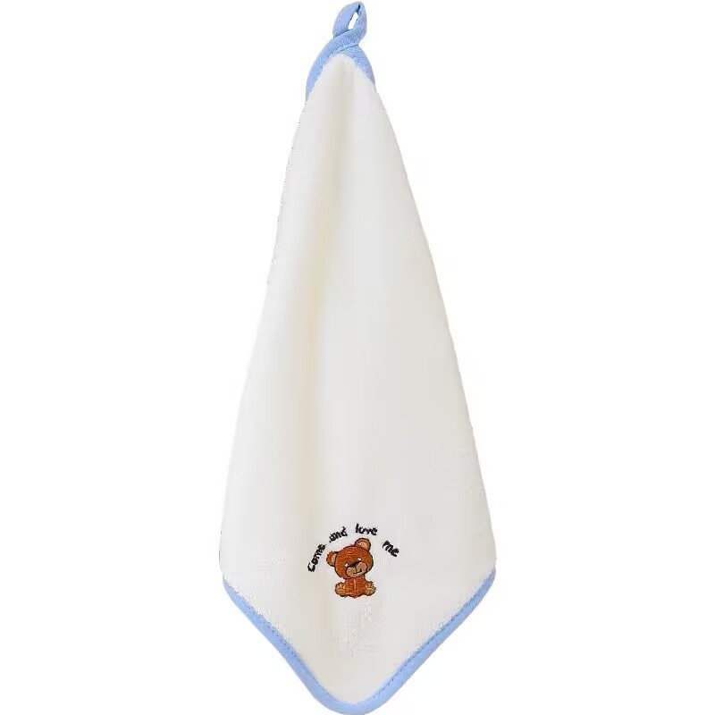 Picture of Baby Soft Special Super Soft Coral Fleece Towel for Newborns Wash Face Small Square Towel for Children and Baby Bathing Slipper Towel