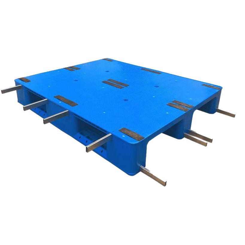 Picture of 1210 Flat Plate Sichuan Plastic Pallet Can Add Steel Pipe Forklift General Storage Logistics Turnover Thickened Plane Pallet
