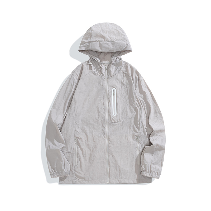 Summer sun protection clothing for men and women couples, outdoor lightweight, quick-drying, breathable skin clothing, high quality, ice feeling, breathable and loose