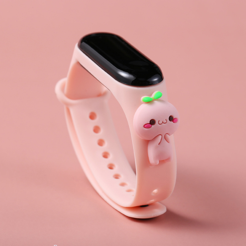 Picture of Live Hot Selling Primary School Students' Anime Bracelet LED Sticker Doll Electronic Watch Boys and Girls Waterproof Touch Watch